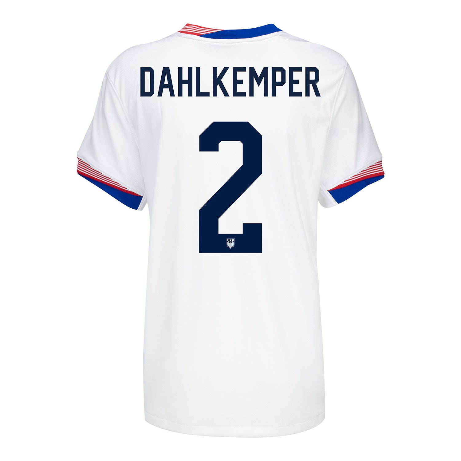 Women's Nike USWNT 2024 Personalized American Classic Home Stadium Jersey - Back View
