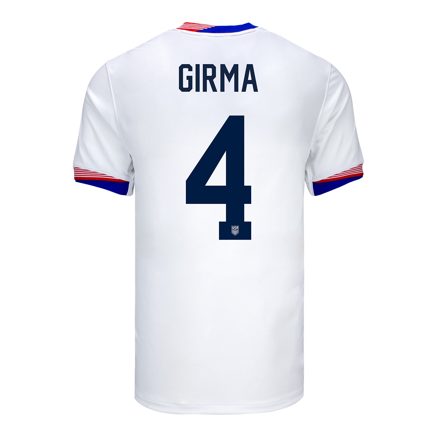 Men's Nike USWNT 2024 Personalized American Classic Home Stadium Jersey - Back View