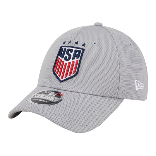 Adult New Era USWNT 9Forty Grey Hat - Angled Left View