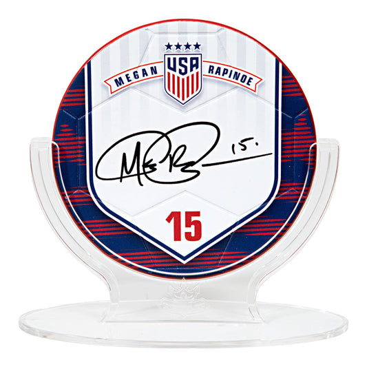 USWNT Megan Rapinoe Signed Collectible - Front View