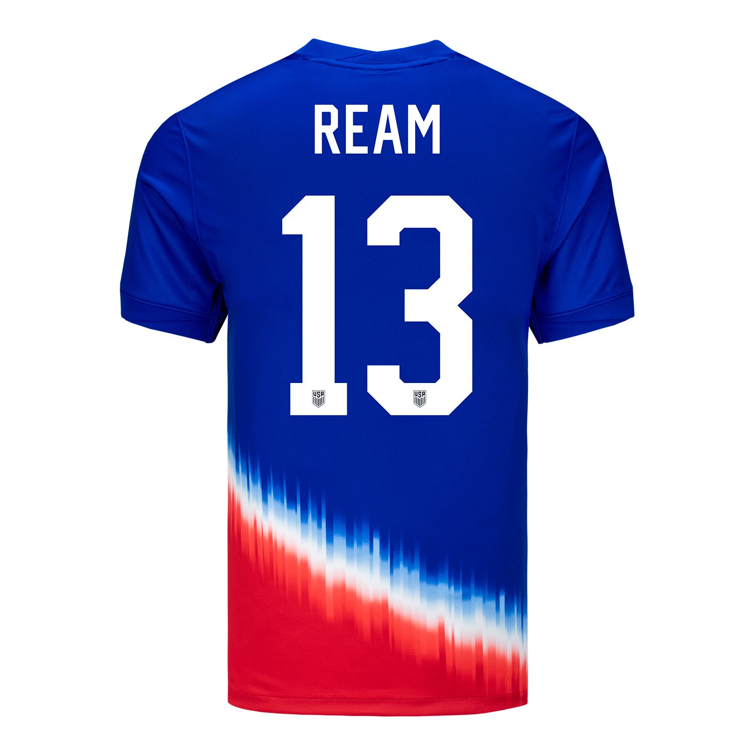 Men's Nike USMNT 2024 Personalized American Icon Away Stadium Jersey - Back View