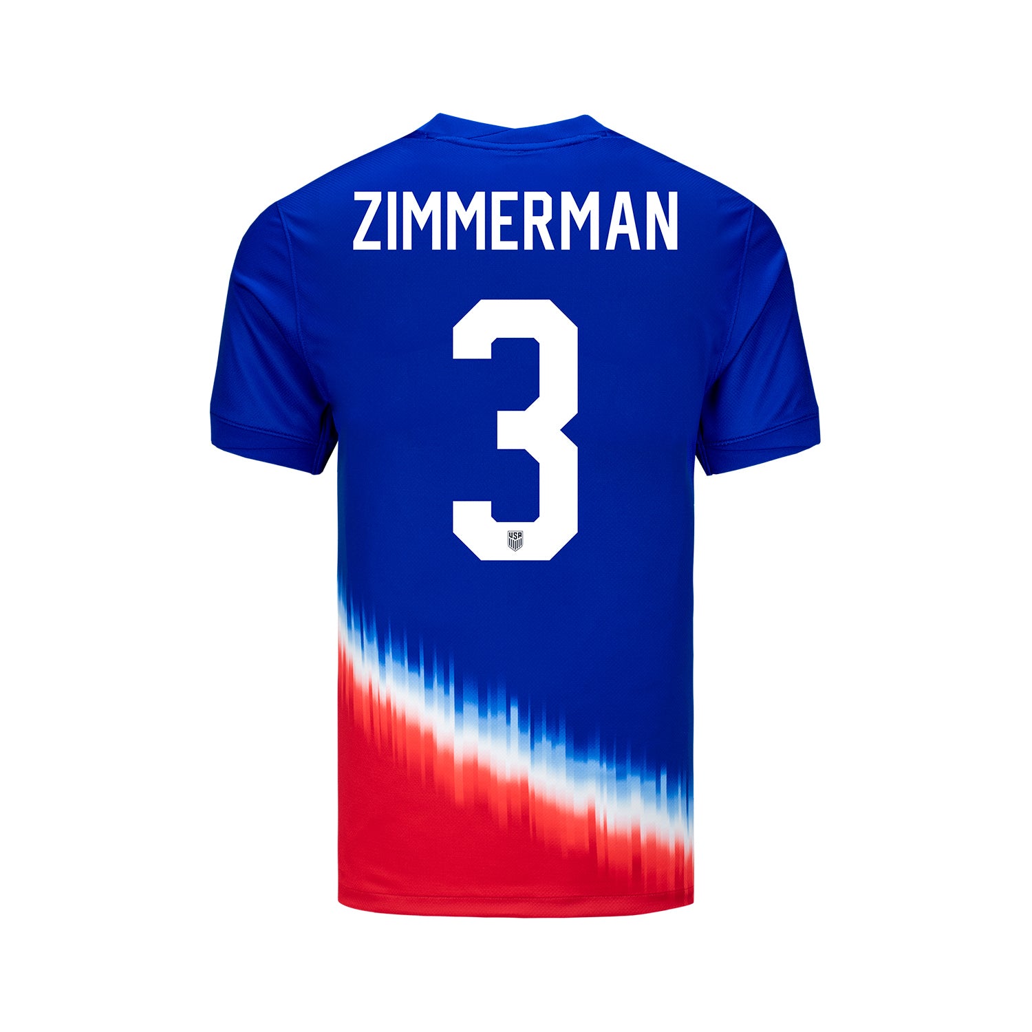 Youth Nike USMNT 2024 Personalized American Icon Away Stadium Jersey - Back View