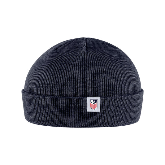 Men's Nike USA Fisherman Beanie in Navy - Front View