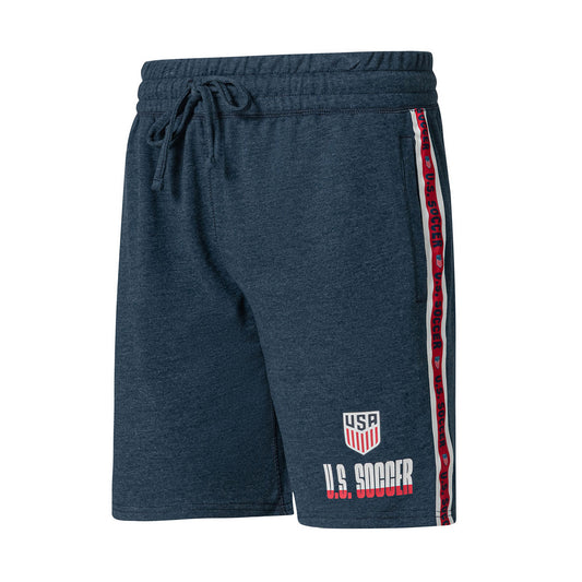 Men's Concepts Sports USA Team Stripe Navy Short - Front View