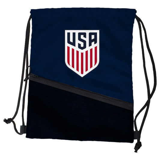 Logo Brands USA Tilt Navy Backsack - Front View